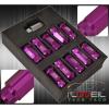 FOR ACURA 12MMX1.5MM LOCKING LUG NUTS 20 PIECES AUTOX TUNER WHEEL PACKAGE PURPLE