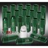 FOR KIA 12x1.5MM LOCKING LUG NUTS 20PC EXTENDED FORGED ALUMINUM TUNER SET GREEN #1 small image