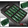 FOR KIA 12x1.5MM LOCKING LUG NUTS 20PC EXTENDED FORGED ALUMINUM TUNER SET GREEN
