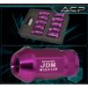 FOR NISSAN 12MMX1.25 LOCKING LUG NUTS OPEN END 20 PIECES+KEY KIT PURPLE