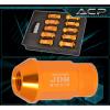 For Acura M12X1.5Mm Locking Lug Nuts 20P Jdm Vip Extended Aluminum Anodized Gold
