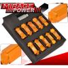 For Mazda M12X1.5 Locking Lug Nuts Open End Extend Aluminum 20 Piece Set Gold