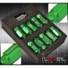 FOR JAGUAR 12X1.5MM LOCKING LUG NUTS 20 PIECES FORGED ALUMINUM WHEELS RIMS GREEN