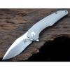 High Quality Knife VG10 Plain Edge Titanium Handle Tactical Bearing Outdoor Gift