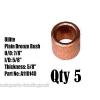 Bronze Bearing - Plain - 5/8&#034; x 7/8&#034; x 5/8&#034; - Oilite - AI101410 Qty 5