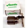 Jacobs Model 34-33 1/2&#034; x 33JT H/D Plain Bearing Keyed Drill Chuck- TIR .004&#034;