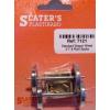 Slaters 7121 1 x Pair Plain Spoked Wagon Wheels &amp; Brass Bearings Kit &#039;0&#039; Gauge T