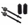 2 Front Inner Tie Rod End + Rack &amp; Pinion Tie Rod Boot Honda 97-01 CRV 2WD / 4WD #2 small image