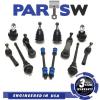 12 Pc New Suspension Kit for Cadillac Chevrolet &amp; GMC Inner &amp; Outer Tie Rod Ends