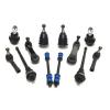 12 Pc New Suspension Kit for Cadillac Chevrolet &amp; GMC Inner &amp; Outer Tie Rod Ends