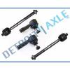 NEW 4pc Inner and Outer Tie Rod End Kit for Dodge Plymouth Colt Eagle Mitsubishi