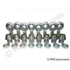 5/8-18 Thread x 5/8 Bore 4-Link Rod End Kit, Heim Joints,  Bung 1-1/8 x .083