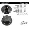 Wheel Bearing and Hub Assembly-C-TEK Standard Front Centric 405.34007E
