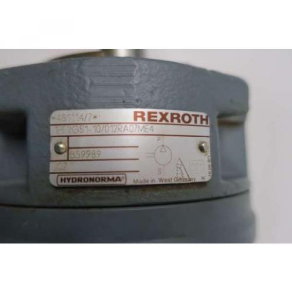 REXROTH 1PF2GS110/012RA07ME4 HYDRAULIC GEAR D539251 Pump #6 image