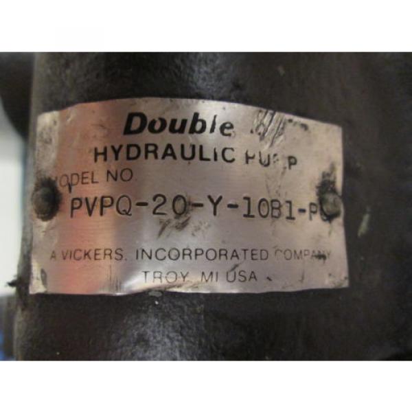 Vickers Double Hydraulic PVPQ20Y10B1P Used Pump #8 image