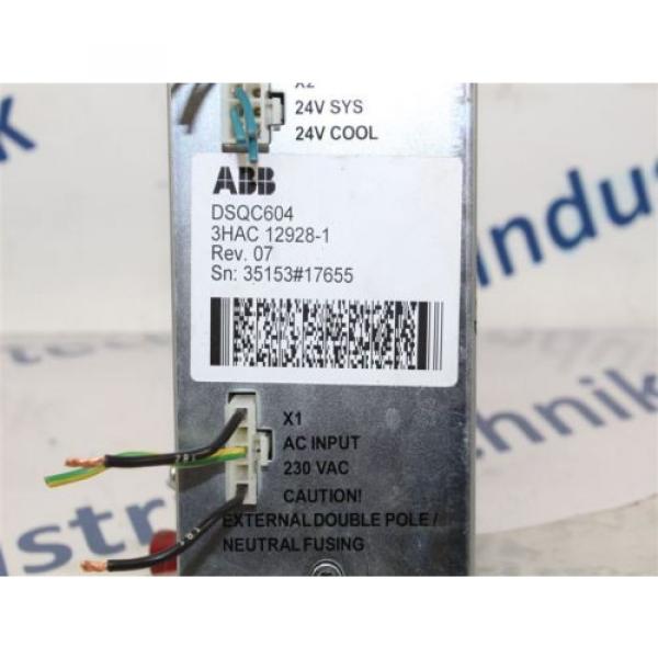 ABB DSQC604 3HAC 12928-1 Power Supply Stromversorgung #4 image