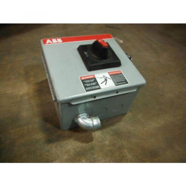 ABB DISCONNECT SWITCH NF161-3PBJA10AC ~ Used #5 image