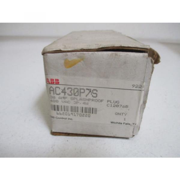 ABB AC430P7S SPLASHPROOF PLUG *NEW IN BOX* #1 image