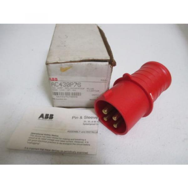 ABB AC430P7S SPLASHPROOF PLUG *NEW IN BOX* #4 image