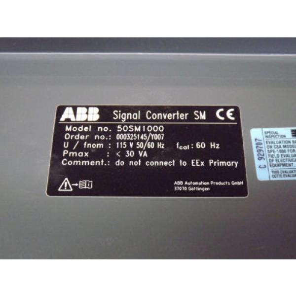 ABB Signal Converter MAG-SM 50SM1000 For SM Magnetic Flowmeter D699B147U01 NEW #4 image