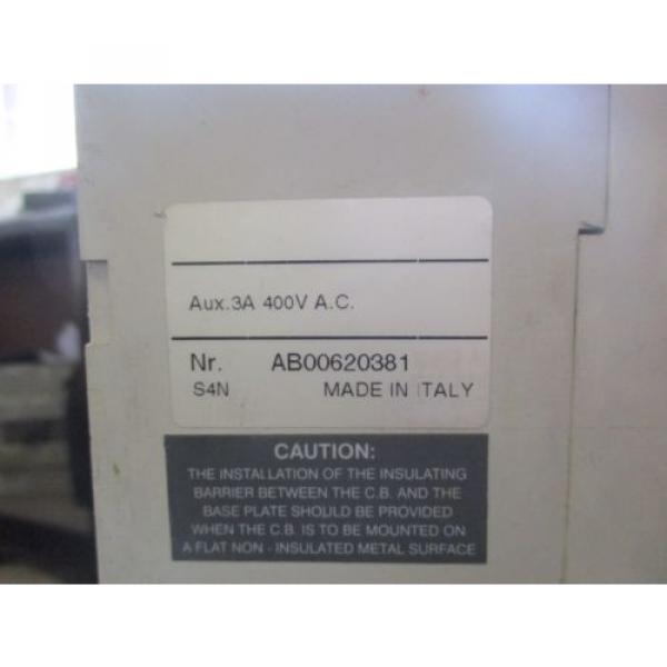 ABB S4N SACE PR211 250 AMP CIRCUIT BREAKER AB00620381 #5 image