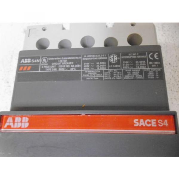 ABB SACE ISOMAX S4 N 250 CIRCUIT BREAKER *NEW IN BOX* #7 image