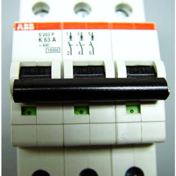 ABB Miniature Circuit Breaker S203P-K63A 3-P Pole 63A 2CDS283001R0607 MCBs-S200P #2 image