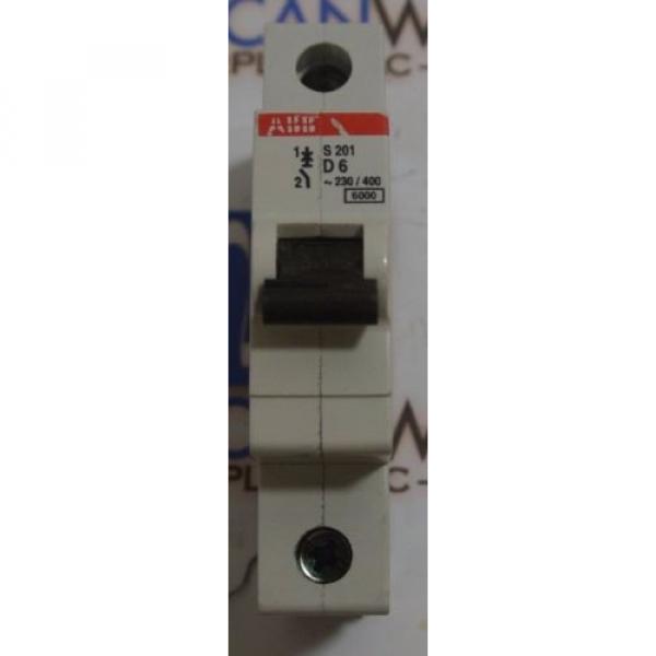 ABB S201D6 S201 D6 - Miniature Circuit Breaker - USED - LOT OF 2 #1 image