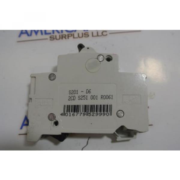 ABB S201D6 S201 D6 - Miniature Circuit Breaker - USED - LOT OF 2 #4 image