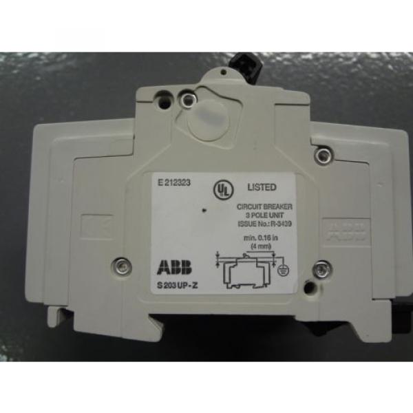 ABB S203UP-Z3 3-Pole Circuit Breaker UL489 Listed #3 image