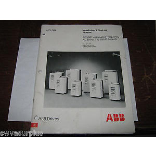 ABB Drives ACS 501-04D Installation &amp; Start Up Manual, Used #1 image