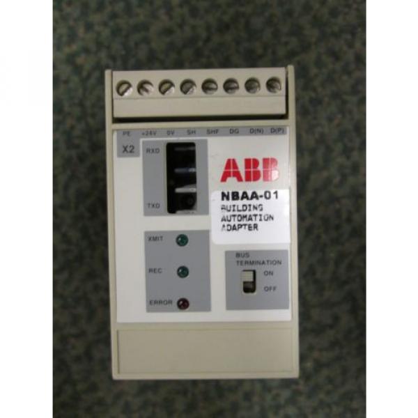 ABB Building Automation Adapter NBAA-01 24VDC 3W SW Version 1,3 Used #1 image