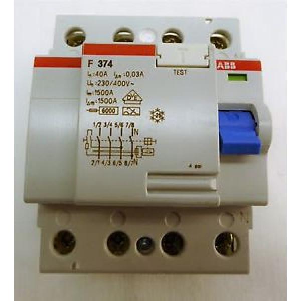 ABB Circuit Breaker 40 A 230/400 v F374 #1 image