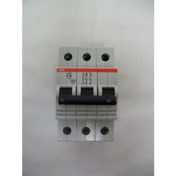 ABB S263-C16 3 Pole 16 Amp Circuit Breaker #1 image