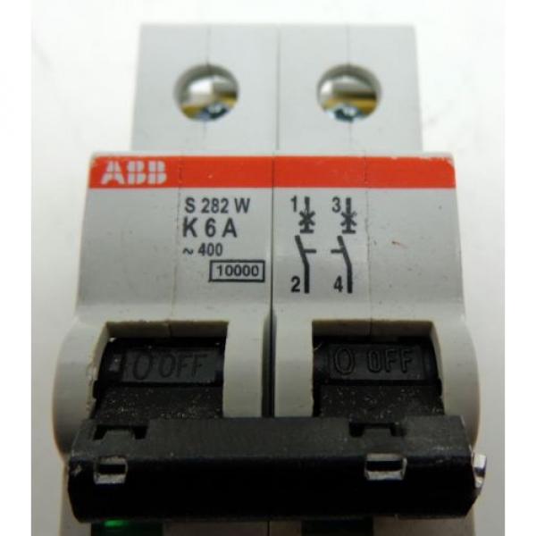 ABB K6A S282W 2-Pole Circuit Breaker #3 image