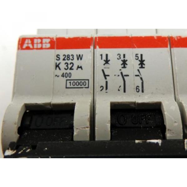 ABB K32A S283W 3-Pole Circuit Breaker #3 image