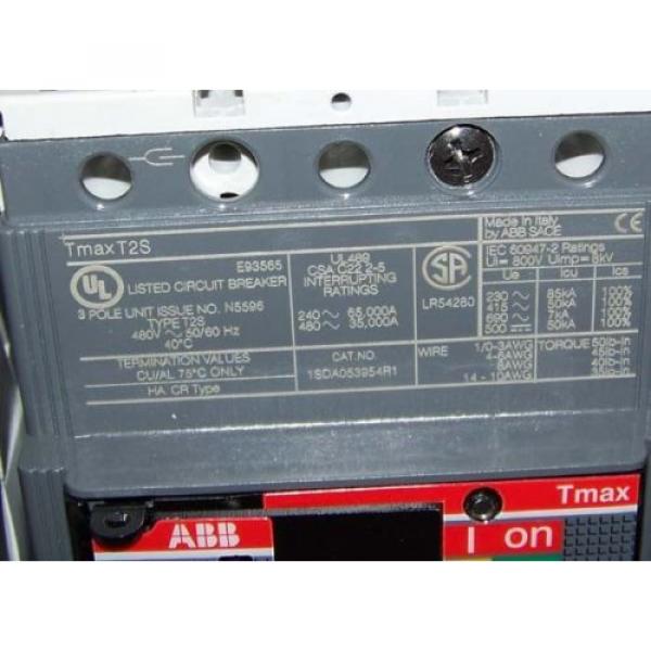 3 ABB Circuit Breakers T2S/T1N 3 Pole (2) 20A &amp; (1) 15A #2 image