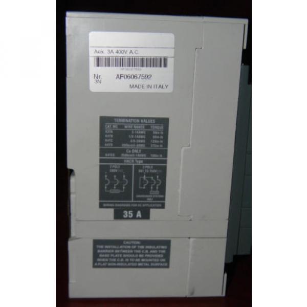 ABB SACE ISOMAX S3 N 150 35 Amp 3 Pole Circuit Breaker S3N035TW #3 image
