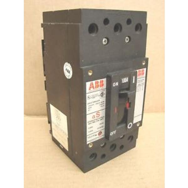 Abb 100 Amp Circuit Breaker UXAB 727131 R 123 Used #12150 #1 image