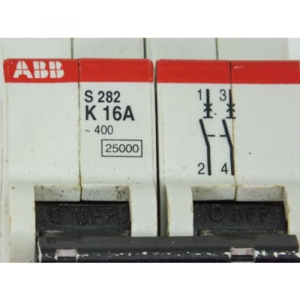 ABB S 282 K 16A Circuit Breaker #4 image