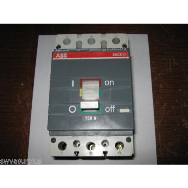 ABB S3N SACE S3 Circuit Breaker, 122160049-001, AD03088403, 2P, 150A, Used #1 image