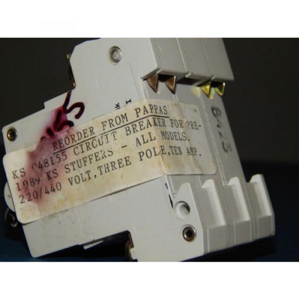ABB Stotz-Kontakt S-183-K10A Circuit Breaker Switch 10Amp 3Pole 380Volt S183K10A #8 image