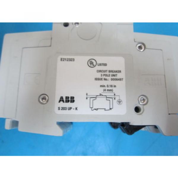 ABB S203 UP K 5 A 480Y/277V 3 Pole Circuit Breaker #4 image