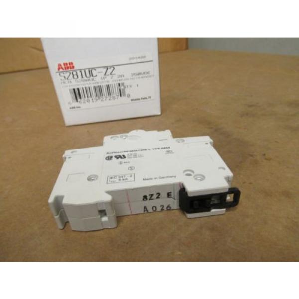 ABB CIRCUIT BREAKER S281UC-Z2 S281UCZ2 250 VDC 2A A AMPS NEW IN BOX #5 image