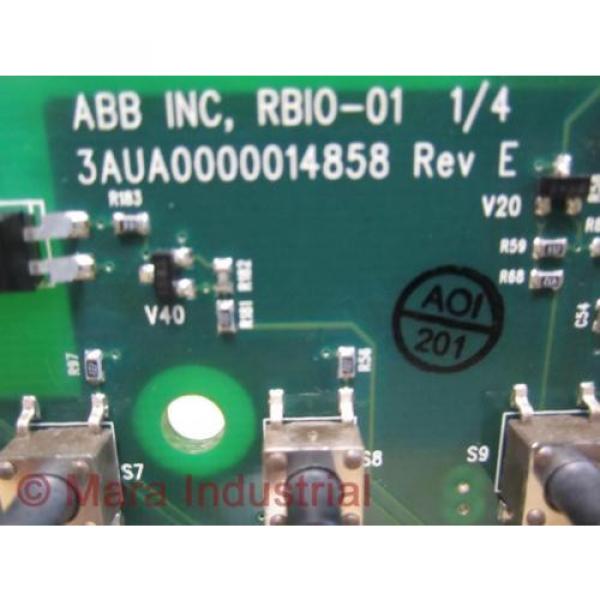 ABB RBIO-01 Circuit Board 3AUA0000014858 - Used #6 image