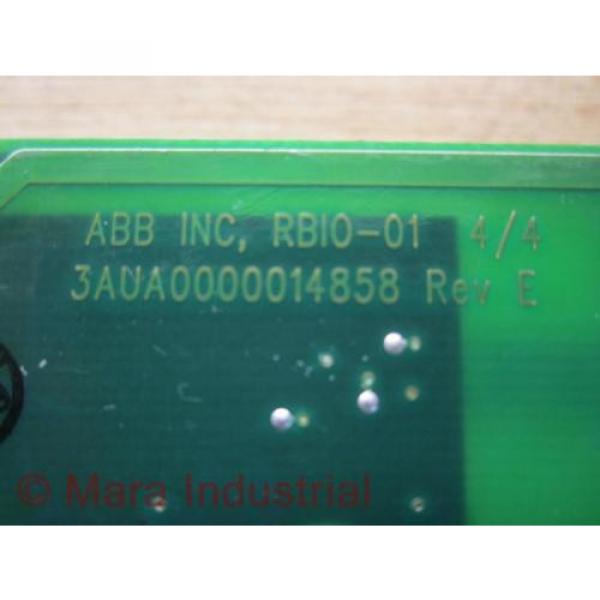 ABB RBIO-01 Circuit Board 3AUA0000014858 - Used #7 image