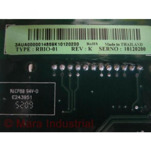 ABB RBIO-01 Circuit Board 3AUA0000014858 - Used #8 image