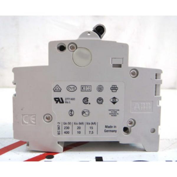 Used ABB Circuit Breaker, 20A, 3 Pole, 480V, P/N: S203-D20 #5 image