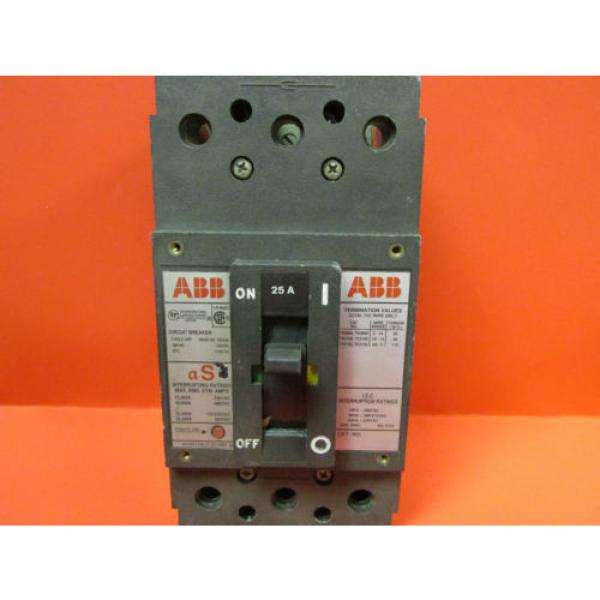 ABB Molded Case Switch 25A, 3P, 480V  Type ES ... VC-47 #1 image