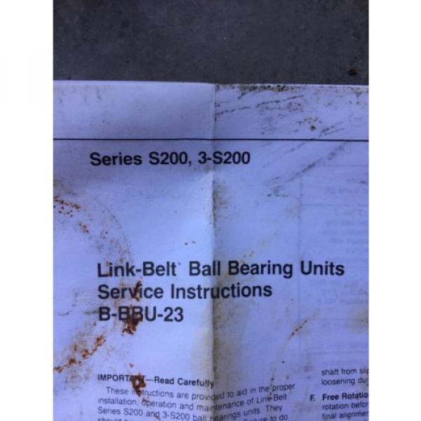 (2) Rexnord P3U227E3K75199A Link-belt Ball Bearing Units 1 11/16 NEW!! #5 image